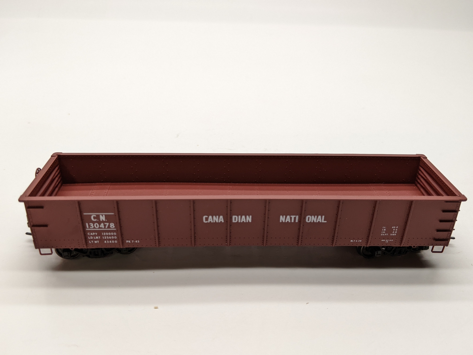 Accurail 3714.1 HO AAR 41ft Steel Gondola - Canadian National / CN ...