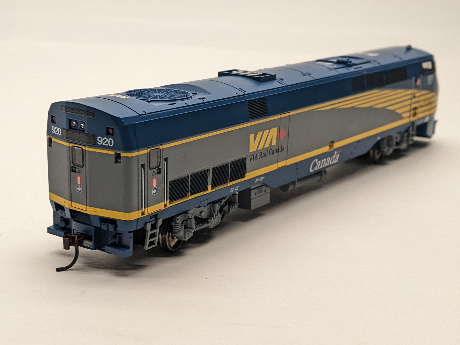 Via rail model train clearance set