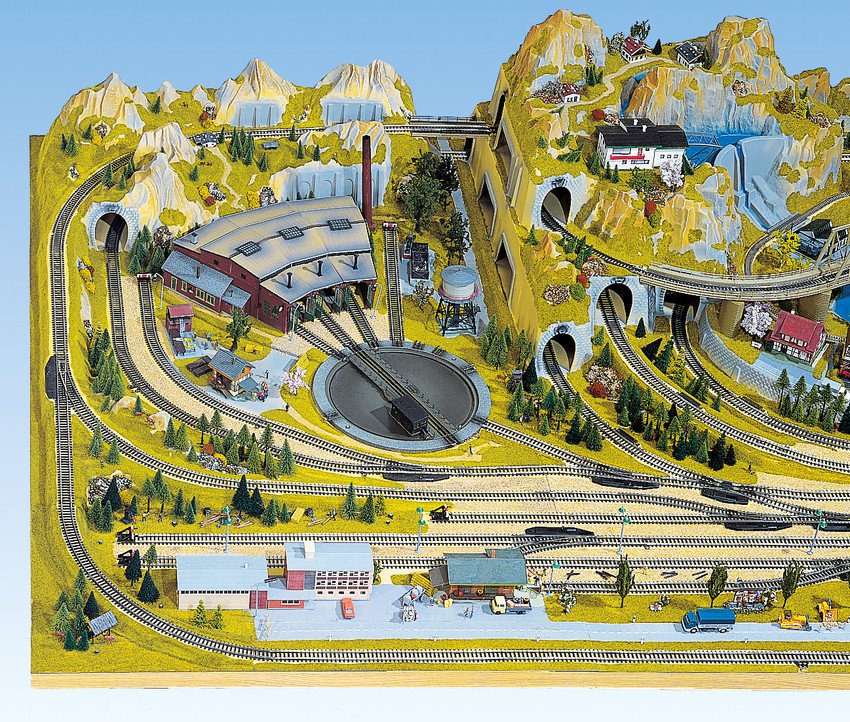 NOCH 80121 HO Left Front Extension Layout for “Turntable” Layout For ...